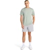 image:imageReebok Mens Small Logo Short Sleeve Crewneck TShirt Standard Fit Breathable Lightweight Stretch Knit FabricIceberg Green Heather  Dash