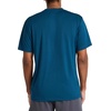 image:imageReebok Mens Small Logo Short Sleeve Crewneck TShirt Standard Fit Breathable Lightweight Stretch Knit FabricMajolica Blue  Sprint