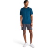 image:imageReebok Mens Small Logo Short Sleeve Crewneck TShirt Standard Fit Breathable Lightweight Stretch Knit FabricMajolica Blue  Sprint