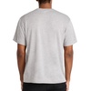 image:imageReebok Mens Small Logo Short Sleeve Crewneck TShirt Standard Fit Breathable Lightweight Stretch Knit FabricMedium Grey Heather  Compass