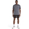image:imageReebok Mens Small Logo Short Sleeve Crewneck TShirt Standard Fit Breathable Lightweight Stretch Knit FabricMedium Grey Heather  Trophy