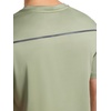 image:imageReebok Mens Small Logo Short Sleeve Crewneck TShirt Standard Fit Breathable Lightweight Stretch Knit FabricSea Spray  Warmup