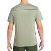 image:imageReebok Mens Small Logo Short Sleeve Crewneck TShirt Standard Fit Breathable Lightweight Stretch Knit FabricSea Spray  Warmup