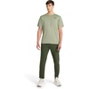 image:imageReebok Mens Small Logo Short Sleeve Crewneck TShirt Standard Fit Breathable Lightweight Stretch Knit FabricSea Spray  Warmup