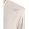 image:imageReebok Mens Small Logo Short Sleeve Crewneck TShirt Standard Fit Breathable Lightweight Stretch Knit FabricSilver Cloud Heather  Sprint