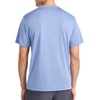 image:imageReebok Mens Small Logo Short Sleeve Crewneck TShirt Standard Fit Breathable Lightweight Stretch Knit FabricStonewash Heather  Dash