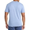 image:imageReebok Mens Small Logo Short Sleeve Crewneck TShirt Standard Fit Breathable Lightweight Stretch Knit FabricStonewash Heather  Sprint