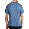 image:imageReebok Mens Small Logo Short Sleeve Crewneck TShirt Standard Fit Breathable Lightweight Stretch Knit FabricVector Shadow Heather  Sprint