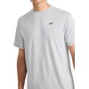image:imageReebok Mens Strike Short Sleeve Crewneck TShirt Standard Fit Lightweight Stretch Poly Jersey FabricChrome Heather