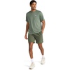 image:imageReebok Mens Strike Short Sleeve Crewneck TShirt Standard Fit Lightweight Stretch Poly Jersey FabricDuck Green Heather