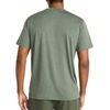 image:imageReebok Mens Strike Short Sleeve Crewneck TShirt Standard Fit Lightweight Stretch Poly Jersey FabricDuck Green Heather