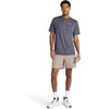 image:imageReebok Mens Strike Short Sleeve Crewneck TShirt Standard Fit Lightweight Stretch Poly Jersey FabricEbony Heather