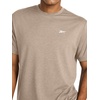 image:imageReebok Mens Strike Short Sleeve Crewneck TShirt Standard Fit Lightweight Stretch Poly Jersey FabricGritty Grey Heather