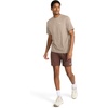 image:imageReebok Mens Strike Short Sleeve Crewneck TShirt Standard Fit Lightweight Stretch Poly Jersey FabricGritty Grey Heather