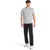 image:imageReebok Mens Strike Short Sleeve Crewneck TShirt Standard Fit Lightweight Stretch Poly Jersey FabricMedium Grey Heather