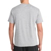 image:imageReebok Mens Strike Short Sleeve Crewneck TShirt Standard Fit Lightweight Stretch Poly Jersey FabricMedium Grey Heather