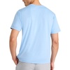 image:imageReebok Mens Strike Short Sleeve Crewneck TShirt Standard Fit Lightweight Stretch Poly Jersey FabricPlacid Blue Heather