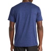 image:imageReebok Mens Strike Short Sleeve Crewneck TShirt Standard Fit Lightweight Stretch Poly Jersey FabricVector Navy Heather