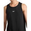 image:imageReebok Mens Triathlon Scoop Neck Tank Top Standard Fit Lightweight CottonPoly Jersey FabricBlack