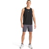 image:imageReebok Mens Triathlon Scoop Neck Tank Top Standard Fit Lightweight CottonPoly Jersey FabricBlack