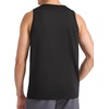 image:imageReebok Mens Triathlon Scoop Neck Tank Top Standard Fit Lightweight CottonPoly Jersey FabricBlack