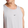 image:imageReebok Mens Triathlon Scoop Neck Tank Top Standard Fit Lightweight CottonPoly Jersey FabricChrome