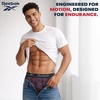 image:imageReebok Mens Underwear  4 Pack Performance Mens Boxer Briefs with Pouch  Stay Confident from Gym to Office QuickDry Fabric Wicks Away Moisture So Sweat Is Never a DistractionBlackSurf the WebBlackBlackened Pearl