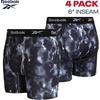 image:imageReebok Mens Underwear  4 Pack Performance Mens Boxer Briefs with Pouch  Stay Confident from Gym to Office QuickDry Fabric Wicks Away Moisture So Sweat Is Never a DistractionBlackTibetan RedBlackened PearlBlack Print
