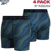 image:imageReebok Mens Underwear  4 Pack Performance Mens Boxer Briefs with Pouch  Stay Confident from Gym to Office QuickDry Fabric Wicks Away Moisture So Sweat Is Never a DistractionBlackBlackened PearlBlackPrint