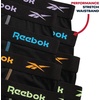 image:imageReebok Mens Underwear  8 Pack Performance Mens Boxer Briefs with Pouch  Breathable Comfort Pulls Sweat Away from Skin Precise Inseam Sizing Built for AllDay PerformanceBlack Contrast Stitch