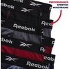 image:imageReebok Mens Underwear  8 Pack Performance Mens Boxer Briefs with Pouch  Breathable Comfort Pulls Sweat Away from Skin Precise Inseam Sizing Built for AllDay PerformanceBlackTibetan RedBlackened PearlBlack Print