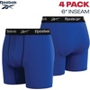 image:imageReebok Mens Underwear  8 Pack Performance Mens Boxer Briefs with Pouch  Breathable Comfort Pulls Sweat Away from Skin Precise Inseam Sizing Built for AllDay PerformanceBlackSurf the WebBlackBlackened Pearl