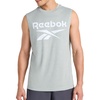 image:imageReebok Apparel Mens Gladiator Large Logo Muscle Black HeatherVintage Moss Heather
