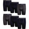 image:imageReebok Mens Boxer Briefs  6 Pack Big amp Tall Performance Mens Underwear  Extra Thigh Coverage for a Secure Feel During Work and Workouts Smooth Design Helps Reduce IrritationMaritime BlueDark GreyMaritime Blue