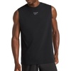 image:imageReebok Mens Legacy Sleeveless Crewneck Tank Top Standard Fit Lightweight CottonPoly Jersey FabricBlack