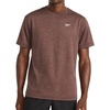 image:imageReebok Mens Strike Short Sleeve Crewneck TShirt Standard Fit Lightweight Stretch Poly Jersey FabricBracken Heather