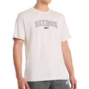 image:imageReebok Mens Kickoff Crewneck TShirt Standard Fit Lightweight CottonPoly FabricPumice Stone