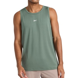 image:imageReebok Mens Muscle Performance Crewneck Tank TopDuck Green  Outrun