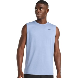 image:imageReebok Mens Muscle Performance Crewneck Tank TopStonewash Heather  Gains Performance