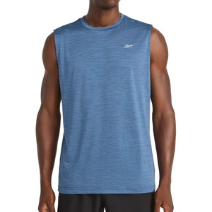 image:imageReebok Mens Muscle Performance Crewneck Tank TopVector Shadow Heather  Gains