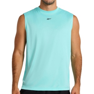 image:imageReebok Mens Sleeveless Muscle Tank SingletAi Aqua  Id Train
