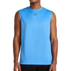 image:imageReebok Mens Sleeveless Muscle Tank SingletRecovery Blue  Id Train