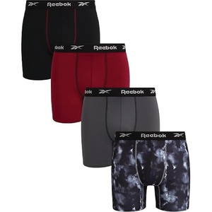 image:imageReebok Mens Underwear  4 Pack Performance Mens Boxer Briefs with Pouch  Stay Confident from Gym to Office QuickDry Fabric Wicks Away Moisture So Sweat Is Never a DistractionBlackTibetan RedBlackened PearlBlack Print