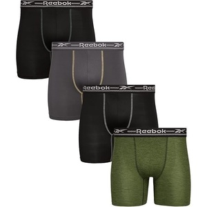 image:imageReebok Mens Underwear  4 Pack Performance Mens Boxer Briefs with Pouch  Stay Confident from Gym to Office QuickDry Fabric Wicks Away Moisture So Sweat Is Never a DistractionBlack  Grey  Green