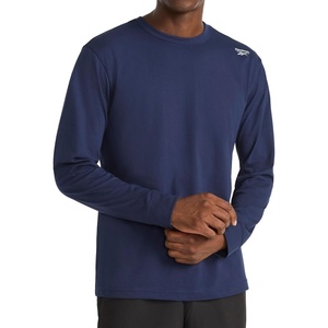 image:imageReebok Mens Volt Long Sleeve Crewneck TopVector Navy