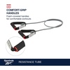 image:imageReebok Resistance Tube Full Body Workout WarmUp amp Strength Training Resistance Bands with Handles NonSlip Stretch Bands for Exercise Fitness Bands for Men amp WomenLight Resistance