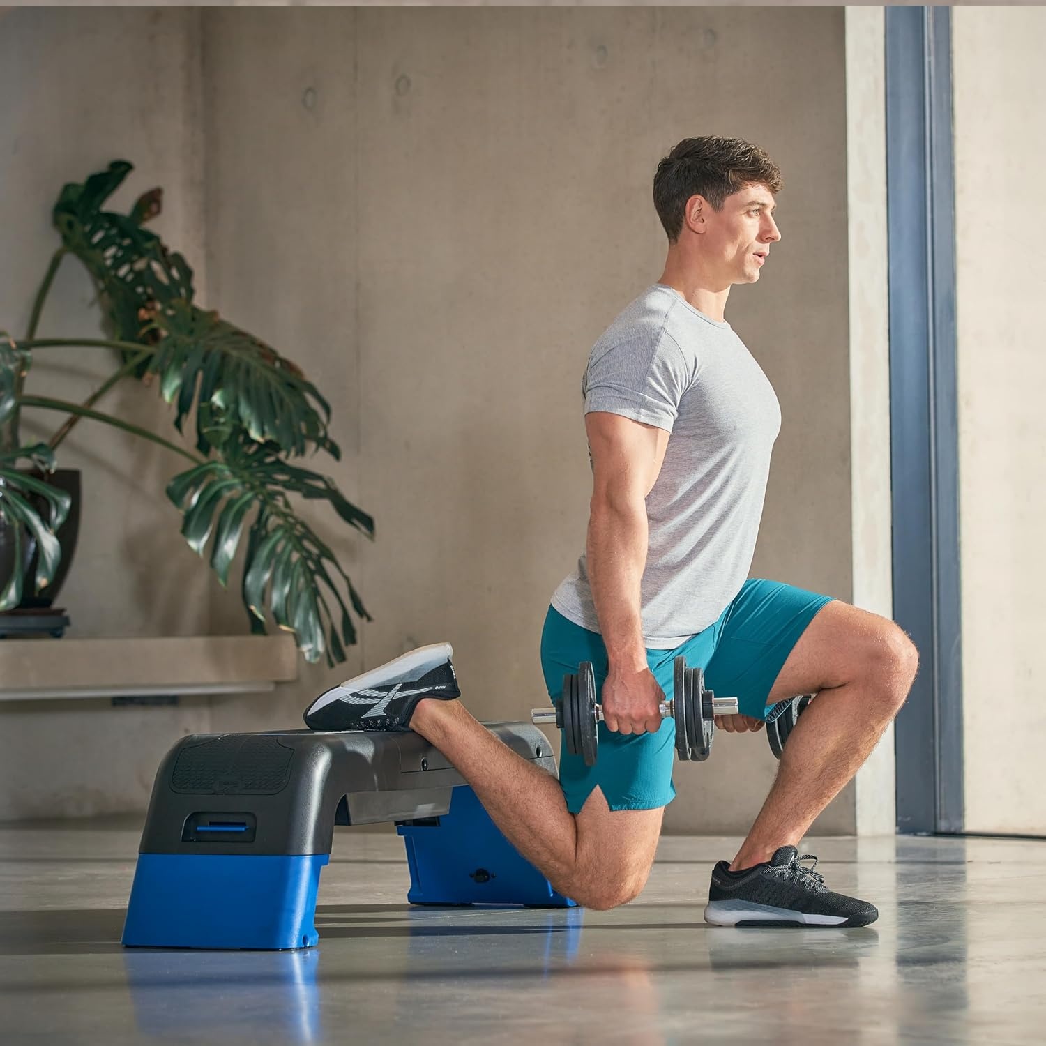 image:imageReebok Adjustable Weight Bench and Workout Deck Multipurpose Fitness Home Gym Bench for All Types of Training 20 Bench ConfigurationsBlue