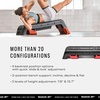 image:imageReebok Adjustable Weight Bench and Workout Deck Multipurpose Fitness Home Gym Bench for All Types of Training 20 Bench ConfigurationsRed