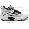 image:imageReebok Zone Breaker High Top Sneakers Court Sport Basketball Shoes for WomenWhiteJet BlackGrey