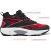 image:imageReebok Zone Breaker High Top Sneakers for Men Basketball ShoesJet BlackFiery RedAlloy